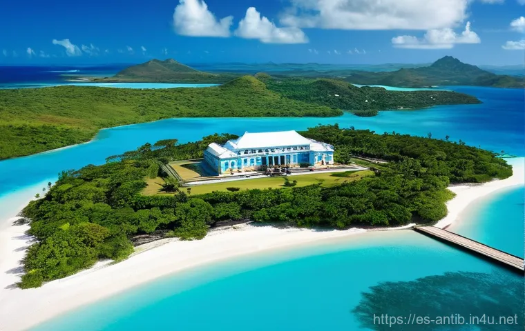 앤티가 바부다 정치적 이슈 - **Prompt:** A picturesque aerial view of Antigua and Barbuda, showcasing a harmonious blend of its p...