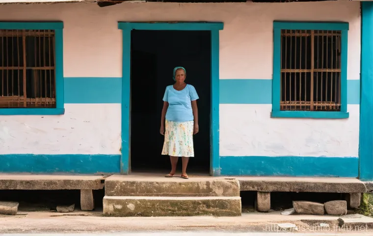 앤티가 바부다 부패 문제 - **Prompt 1: Daily Life and Unfulfilled Promises**
    A realistic depiction of a young mother, in he...